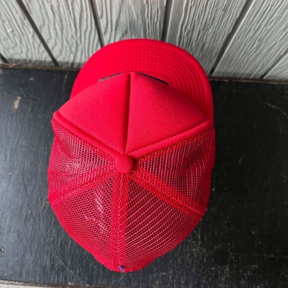 Deadstock Braun Ranch Rope Trucker Hat Cobra Caps Snapback Hunting Deer Vintage - Picture 5 of 8